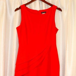 Venus Knee length red dress